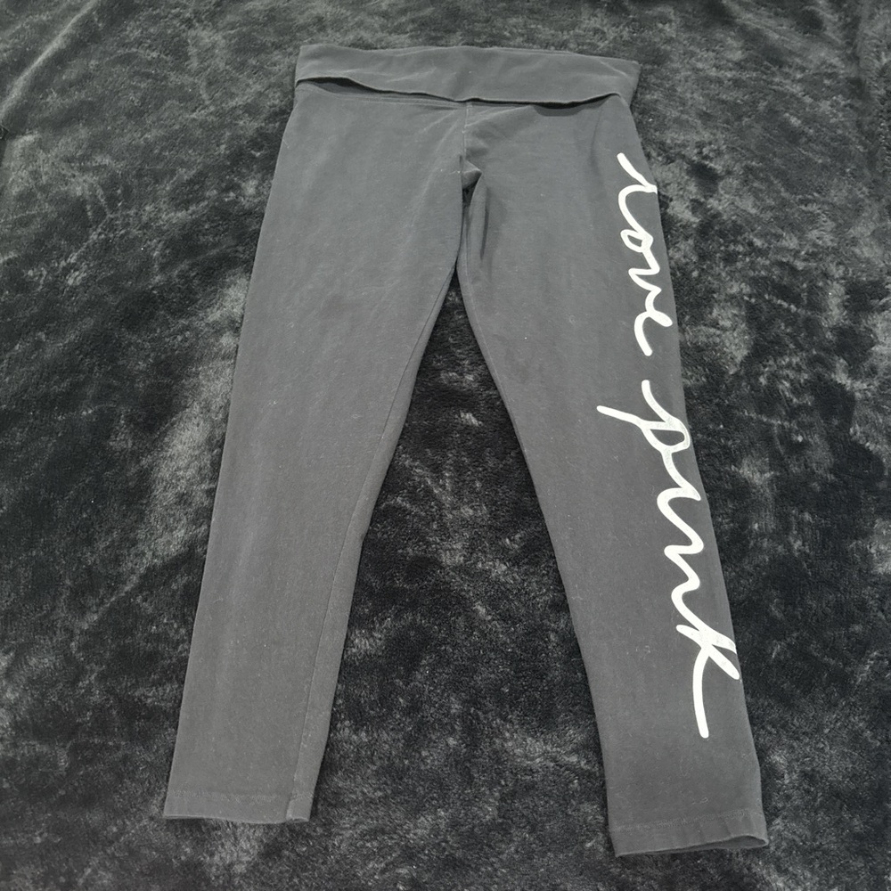 PINK Victoria's Secret Black Leggings